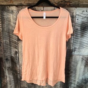 NWT Lularoe Classic T peach medium